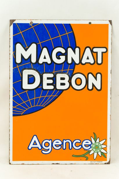 null MAGNAT DEBON Agence (Motos).

Émaillerie Alsacienne Strasbourg, vers 1935.

Plaque...