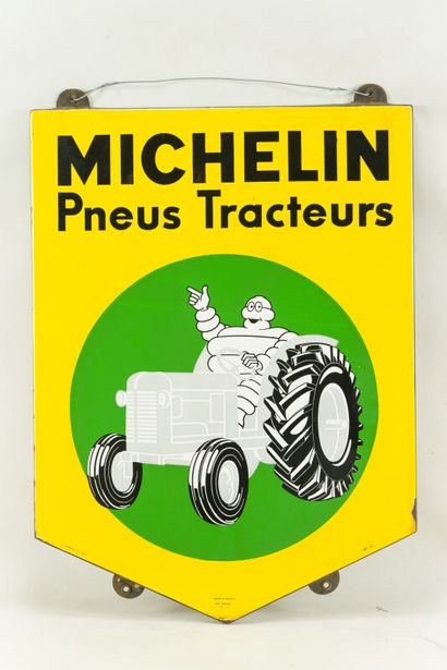 null MICHELIN Pneus Tracteurs.

Émail Art France, vers 1960.

Plaque émaillée en...