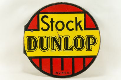 null DUNLOP Stock (Pneu).

Sans mention d'émaillerie, vers 1935.

Plaque émaillée...