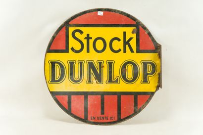 null DUNLOP Stock (Pneu).

Sans mention d'émaillerie, vers 1935.

Plaque émaillée...
