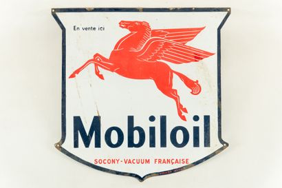 null MOBILOIL Socony-Vacuum Française.

Émail Vitracier Neuhaus, vers 1950.

Plaque...