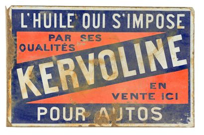 null KERVOLINE, L'huile qui s'impose pour autos.

Émaillerie Japy, vers 1935.

Plaque...