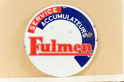 null FULMEN Service accumulateurs.

Émaillerie Alsacienne Strasbourg, vers 1950.

Plaque...