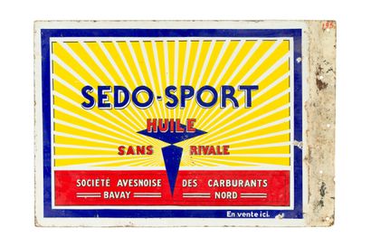 null SEDO-SPORT Huile sans rivale (Automobile).

Émaillerie Alsacienne Strasbourg,...