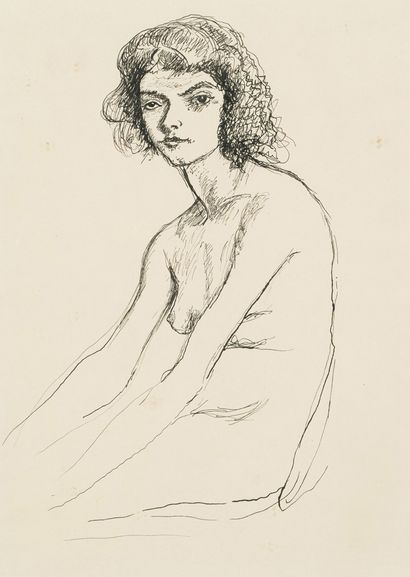 Lucien MAINSSIEUX (1885-1958) Young woman
Unsigned ink on paper.
28.5 x 20.5 cm
Provenance:...