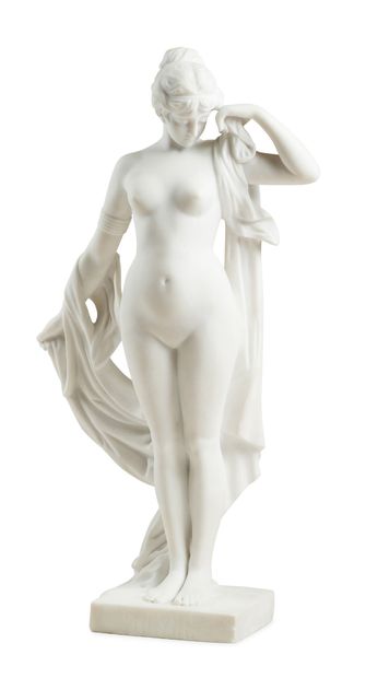 Pierre CAMPAGNE (1851-1914) Phryne
Marble.
Signed and titled on the terrace.
Height:...