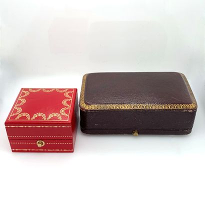 null Two jewel cases signed MELLERIO and CARTIER.