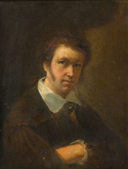 Louis Aimé GROSCLAUDE (Le Locle, 1792 - Paris, 1869) Self-portrait of the artist
On...