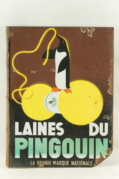 null PINGOUIN LAINES DU.

Signée Will LACROIX, vers 1930.

Émaillerie Alsacienne...
