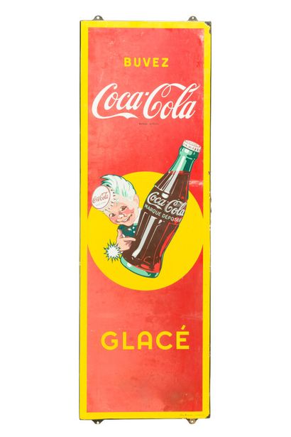 null COCA-COLA, Buvez glacé.

Émaillerie Koekelberg, Bruxelles, Belgique, datée 1959.

Plaque...