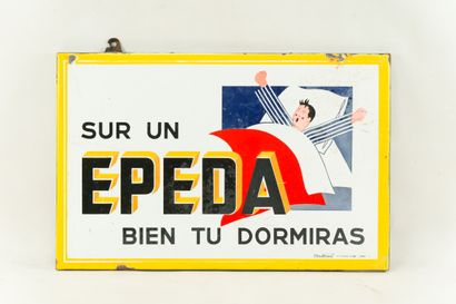 null EPEDA (Matelas).

Forémail, Bruxelles, Belgique, daté 1951.

Plaque émaillée...