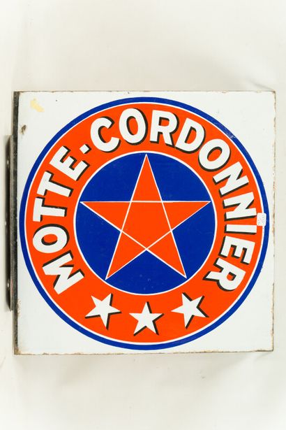 null MOTTE-CORDONNIER (Bière).

Sans mention d'émaillerie, vers 1935.

Plaque émaillée...