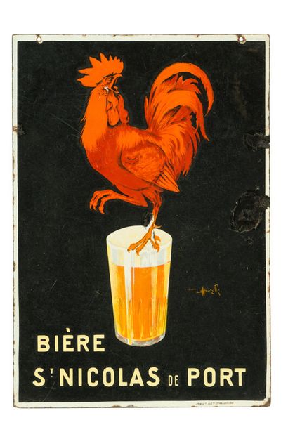 null 
St NICOLAS DE PORT Bière.




Signée d'après AUZOLLE, 1925.




Émaillerie...
