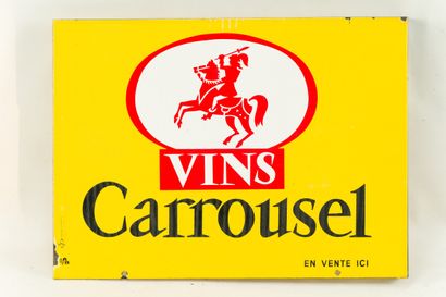 null CARROUSEL Vins.

Mention Esthétique et Publicité, vers 1960.

Plaque émaillée...