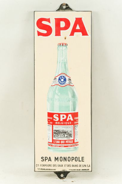 null SPA Monopole, L'eau qui pétille.

Émaillerie Belge, Bruxelles, Belgique, daté...