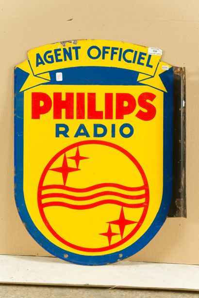 null PHILIPS RADIO, Agent officiel.

Émaillerie Alsacienne Strasbourg, vers 1950.

Plaque...