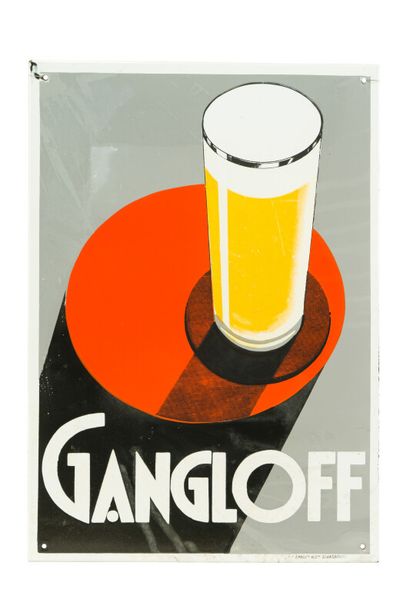 null 
GANGLOFF (Bière).




Émaillerie Alsacienne Strasbourg, vers 1935.




Plaque...