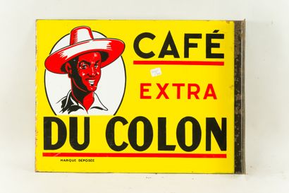 null DU COLON Café extra.

Émaillerie Alsacienne Strasbourg, vers 1950.

Plaque émaillée...