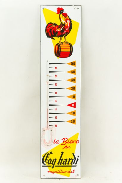 null COQ HARDI La bière.

Émaillerie Alsacienne Strasbourg, vers 1950.

Thermomètre...