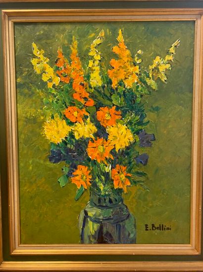 null EMMANUEL BELLINI (1904-1989)

Fleurs des champs

Huile sur toile.

Signée en...