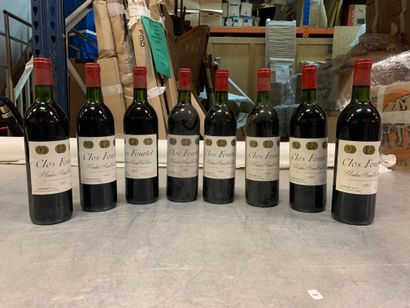 null 8 bouteilles Château CLOS FOURTET, 1° Grand Cru St-Émilion 1982 (els, 4 J, 2...