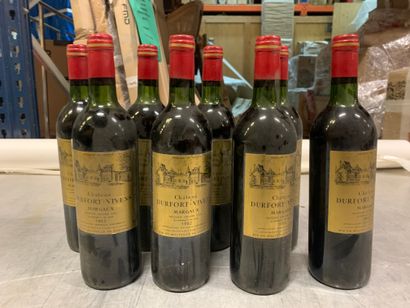 8 bouteilles Château DURFORT-VIVENS, 2° cru...