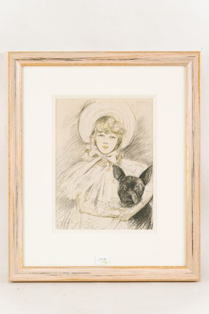 null Paul-César HELLEU (d'après) (1859-1927)

Mère au berceau - Jeune fille au chien...