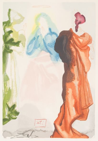 null Salvador DALI (1904-1989)

Planche de la Divine Comédie. 

Bois en couleurs...