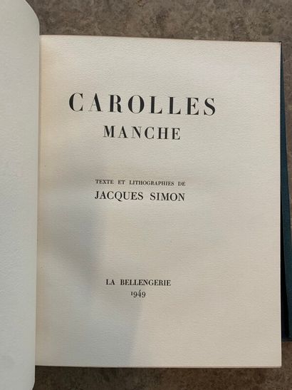 null Jacques SIMON

Carolles

Exemplaire spécialement imprimé pour Maître Guillard,...