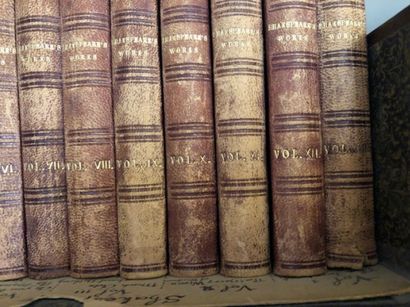 null Series of old books including Shakespeare in In-12
