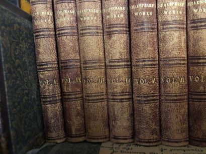 null Series of old books including Shakespeare in In-12