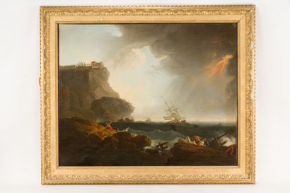 null École FRANÇAISE vers 1780, suiveur de Claude Joseph Vernet

Le Retour des pêcheurs...