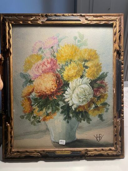 null Ecole Francaise du XIXe PROBABLEMENT HENRIETTE DUCHESSE

Chrysanthèmes

Aquarelle...