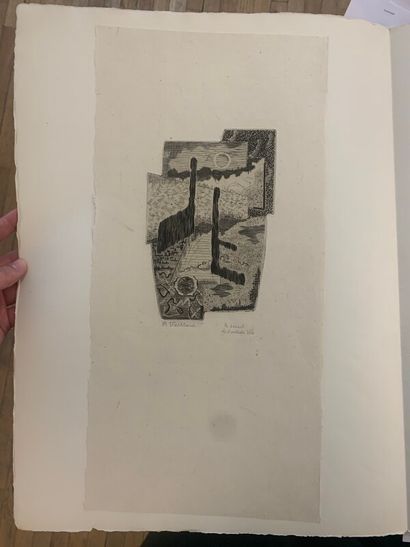 null R. VUILLARD (XXth century)

Composition

Etching.

Signed and numbered 3/10.

42...
