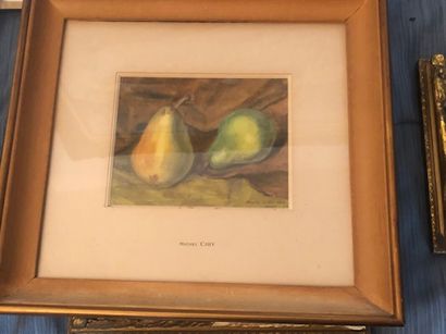 null Michel CIRY (1919-2018)

Still life with pears

Watercolor

Signed lower right...