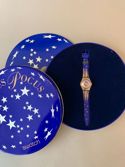 null [SWATCH COLLECTOR] HOCUS POCUS, model created in 1991 by . Plastic wristwatch...