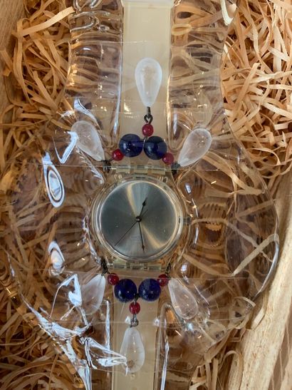 null [SWATCH COLLECTOR] CHANDELIER, model created for Christmas 1992. Plastic wristwatch...