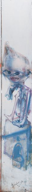 DADO (1933-2010) Study for the Saint-Luc Leprosarium, 2001
Acrylic on panel.
Signed...