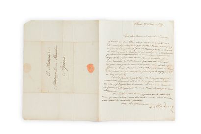 null BONAPARTE correspondance.
BONAPARTE Letizia (1750-1836) Lettre signée «Madame»...