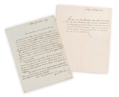 null BONAPARTE correspondance.
BONAPARTE Letizia (1750-1836) Lettre signée «Madame»...