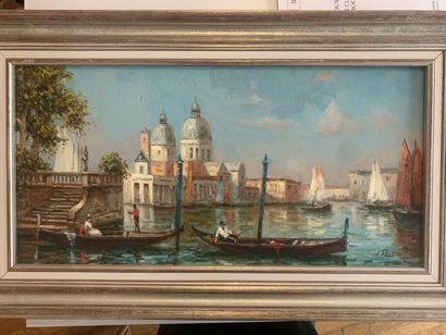 null PRIZZA (XXe siècle)

Vue de Venise

Huile sur toile.

Signée en bas à droite.

39...