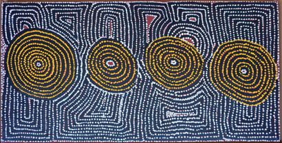 null Barney TJAKAMARRA CAMPBELL (c.1928-2006)

Tingari Dreaming, vers 2002

Acrylique...