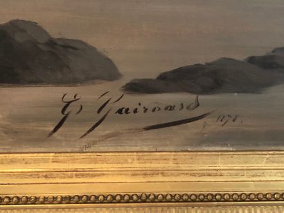 null Eugenio GAIROARD (XXème siècle)

La plage 

Huile sur toile.

Signée en bas...