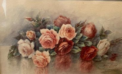 null Madeleine RENAUD (XXe siècle)

Bouquet de roses

Aquarelle.

Signée en bas à...