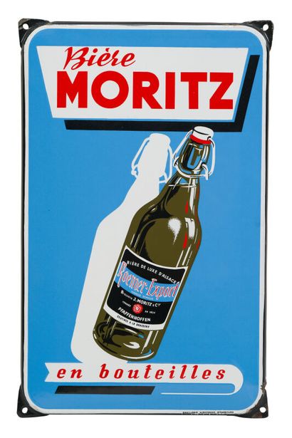 MORITZ Bière.
Anonyme, E.A.S. 1959.
Plaque...
