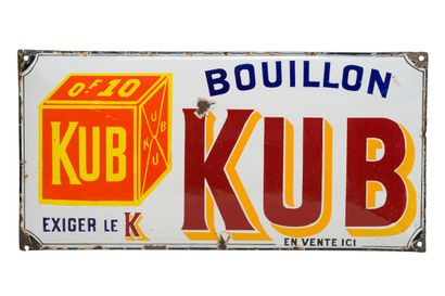 KUB Bouillon exigez le K.
Anonyme, émaillerie...