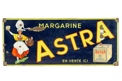 null ASTRA Margarine.
Émaillerie Alsacienne Strasbourg, vers 1930.
Plaque émaillée...