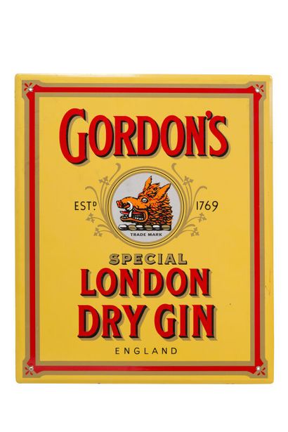 GORDON'S London Dry Gin.
Anonyme, émaillerie...