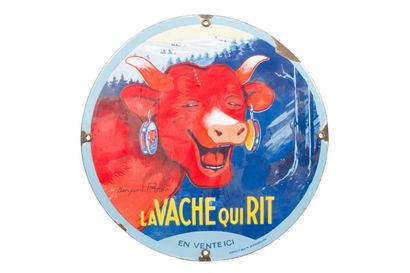 null La VACHE QUI RIT.
Signée d'après Benjamin RABIER, 1922, E.A.S vers 1935.
Plaque...