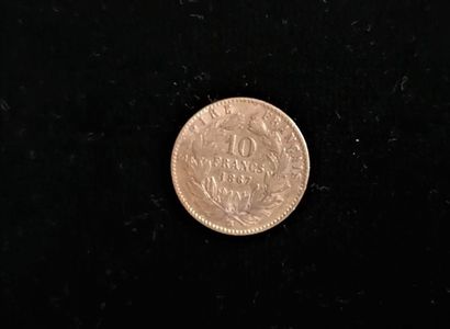 null FRANCE : 6 pièces de 10 francs or

- Napoléon III (1848-1870) tête nue : 1855,...